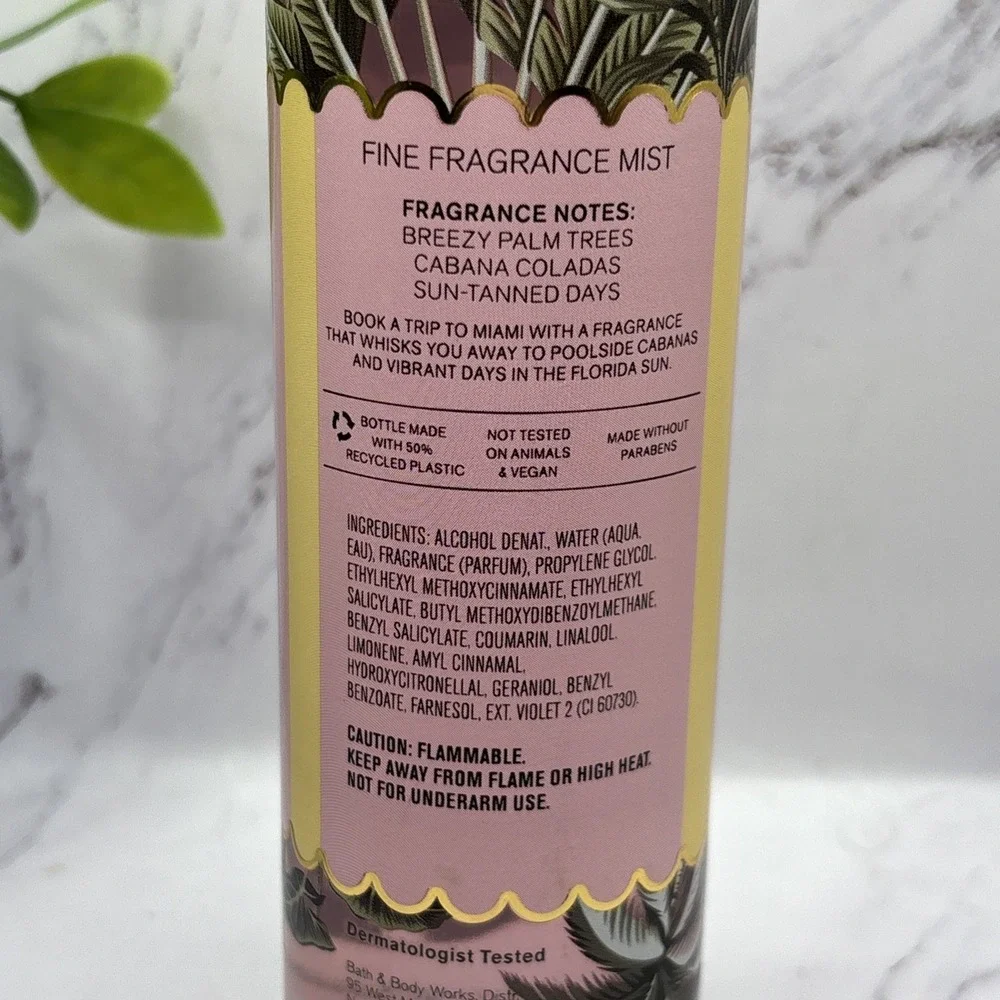 Bath‎ & Body Works Meet Me In Miami Fine Mist Spray 8oz New Discontinued